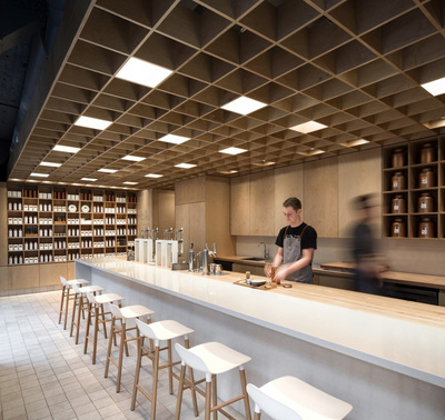 加拿大傳統(tǒng)茶樂(lè)茶商空間設(shè)計(jì) |Design by leckiestudio